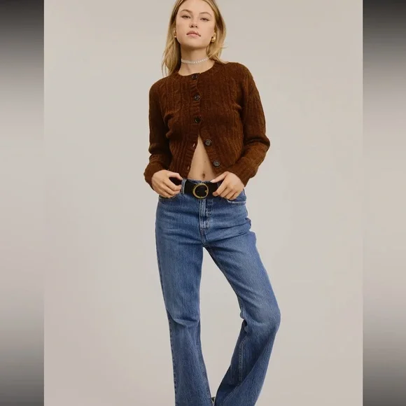 Chocolate Brown cardigan - Picture 3 of 3